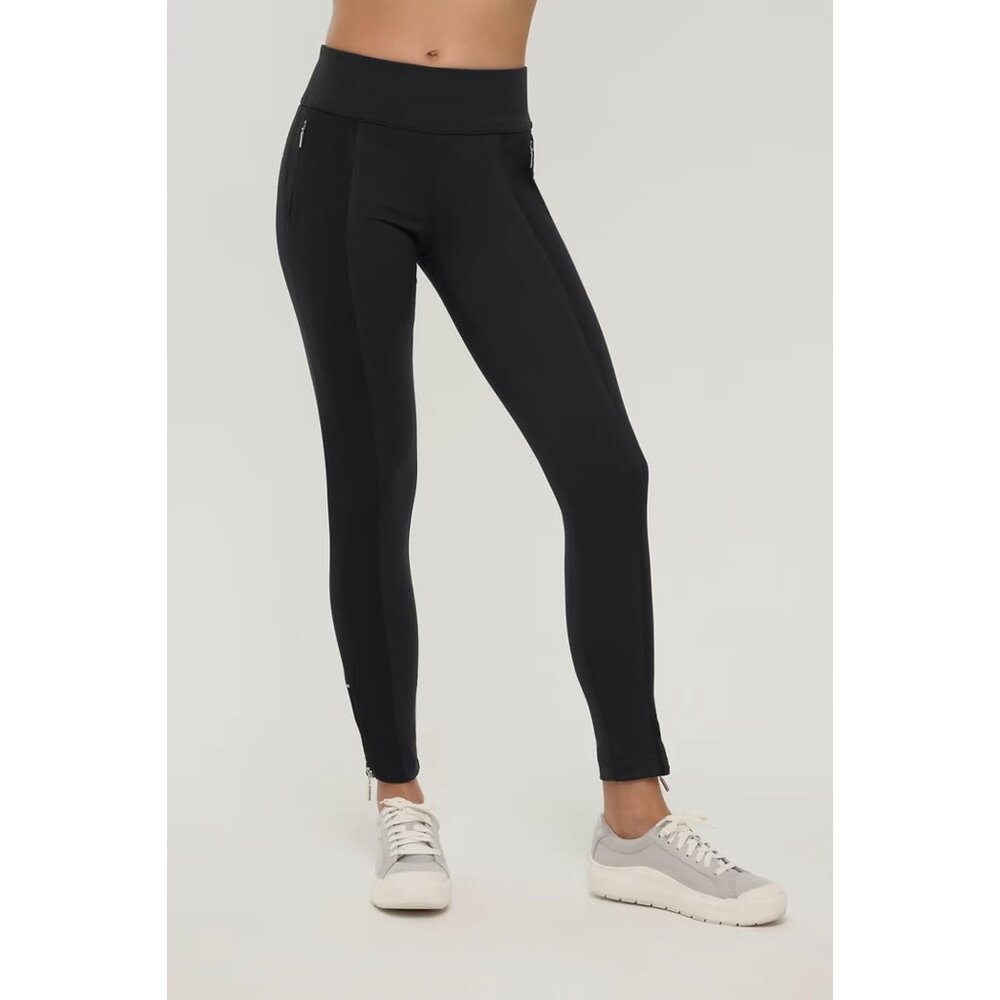 ANATOMIE Allie Hybrid Travel Pants Pull On Tapered Leg Black Women's Size Medium
